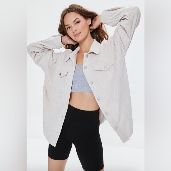 Brand New Cordroy Button Front Jacket - Picture 1 of 8